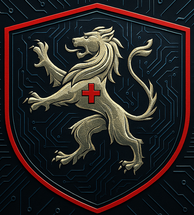 Rampant Lion Shield